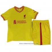 Camiseta Tercera Liverpool Nino 21-22