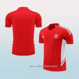 Camiseta de Entrenamiento Manchester United 22-23 Rojo