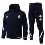 Chandal con Capucha del Real Madrid 25-26 Negro