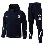 Chandal con Capucha del Real Madrid 25-26 Negro