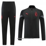 Chandal de Chaqueta del AC Milan 22-23 Negro