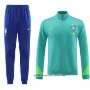 Chandal de Chaqueta del Brasil 23-24 Verde