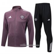 Chandal de Chaqueta del Manchester United 25-26 Marron