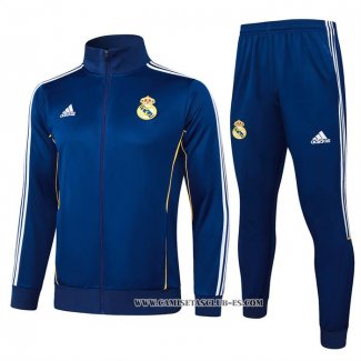 Chandal de Chaqueta del Real Madrid Nino 25-26 Azul