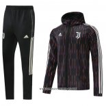 Chandal de Rompevientos del Juventus 21-22 Negro