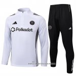 Chandal de Sudadera del Inter Miami Nino 25-26 Blanco
