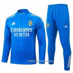 Chandal de Sudadera del Real Madrid 25-26 Azul  Chandal de Sudadera del Real Madrid 25-26 Azul