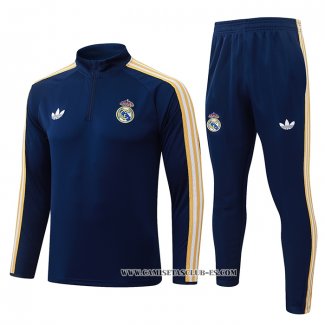 Chandal de Sudadera del Real Madrid 26-27 Azul