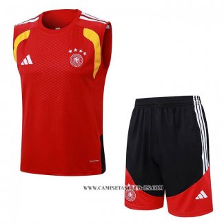 Chandal del Alemania 25-26 Sin Mangas Rojo