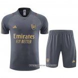 Chandal del Arsenal 23-24 Manga Corta Gris - Pantalon Corto