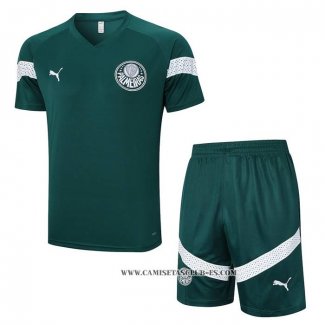 Chandal del Palmeiras 23-24 Manga Corta Verde - Pantalon Corto