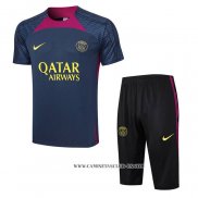 Chandal del Paris Saint-Germain 23-24 Manga Corta Azul - Pantalon Corto