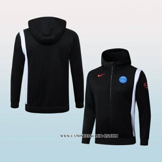 Chaqueta con Capucha del Napoli 25-26 Negro