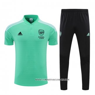 Conjunto Polo del Arsenal 22-23 Verde