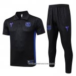 Conjunto Polo del Barcelona 25-26 Negro
