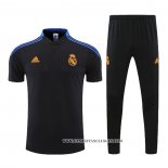 Conjunto Polo del Real Madrid 22-23 Negro y Azul