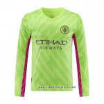 Camiseta Manchester City Portero 23-24 Manga Larga Verde