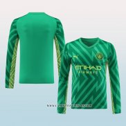 Camiseta Manchester City Portero 23-24 Manga Larga Verde