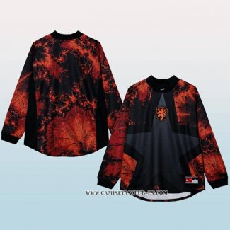 Camiseta Paises Bajos Portero 2025 Manga Larga