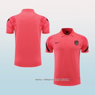 Camiseta Polo del Atletico Madrid 22-23 Rosa