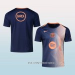 Camiseta Pre Partido del Barcelona 25-26 Azul Naranja  Camiseta Pre Partido del Barcelona 25-26 Azul Naranja