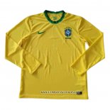 Camiseta Primera Brasil 20-21 Manga Larga