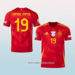 Camiseta Primera Espana Jugador Lamine Yamal 2024