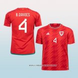 Camiseta Primera Gales Jugador B.Davies 2022