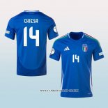 Camiseta Primera Italia Jugador Chiesa 24-25
