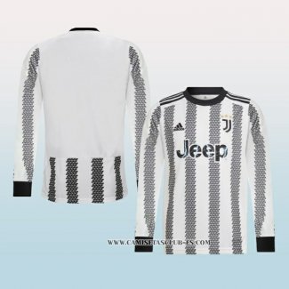 Camiseta Primera Juventus 22-23 Manga Larga