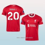 Camiseta Primera Liverpool Jugador Diogo J. 23-24