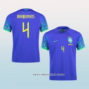 Camiseta Segunda Brasil Jugador Marquinhos 2022