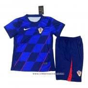Camiseta Segunda Croacia Nino 2024