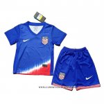 Camiseta Segunda Estados Unidos Nino 2024