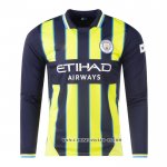 Camiseta Segunda Manchester City 24-25 Manga Larga