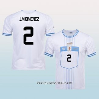 Camiseta Segunda Uruguay Jugador J.M.Gimenez 2022