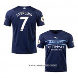 Camiseta Tercera Manchester City Jugador Sterling 21-22
