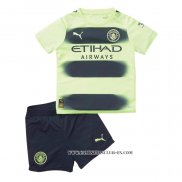 Camiseta Tercera Manchester City Nino 22-23