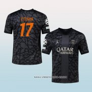 Camiseta Tercera Paris Saint-Germain Jugador Vitinha 23-24