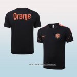 Camiseta de Entrenamiento Paises Bajos 26-27 Negro