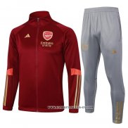 Chandal de Chaqueta del Arsenal 23-24 Rojo