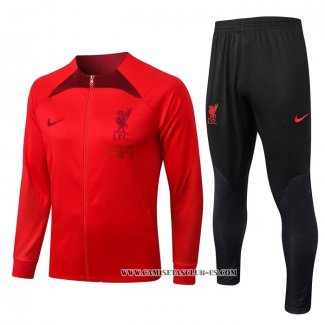 Chandal de Chaqueta del Liverpool 22-23 Rojo