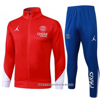 Chandal de Chaqueta del Paris Saint-Germain 24-25 Rojo