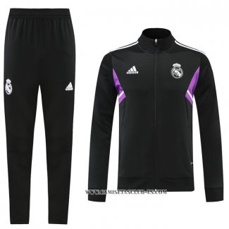 Chandal de Chaqueta del Real Madrid 22-23 Negro