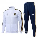 Chandal de Chaqueta del Real Madrid Nino 26-27 Blanco