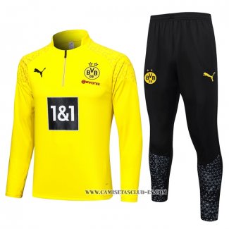 Chandal de Sudadera del Borussia Dortmund 23-24 Amarillo