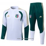Chandal de Sudadera del Italia Nino 25-26 Blanco