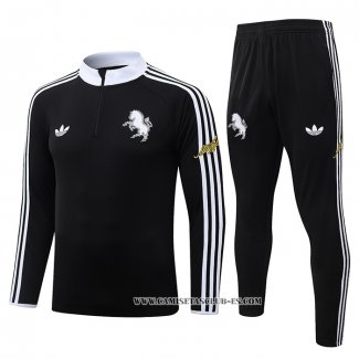 Chandal de Sudadera del Juventus Nino 26-27 Negro