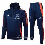 Chandal de Sudadera del Manchester United 24-25 Azul