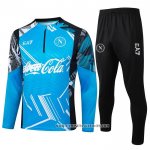 Chandal de Sudadera del Napoli 24-25 Azul